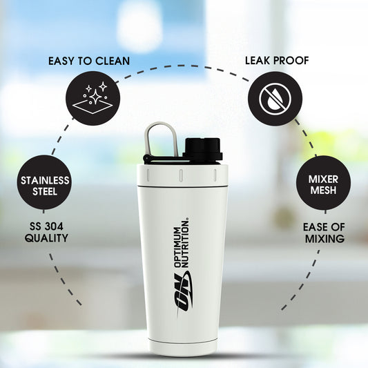 Optimum Nutrition Pro Grade Steel Shaker, 750ml