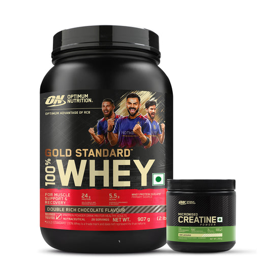 Gold Standard 100% Whey | 2 lbs | Double Rich Chocolate + Creatine 250 g