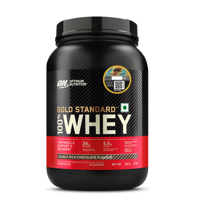 Gold Standard 100% Whey Protein | 907 g (2 lbs) | Double Rich Chocolate