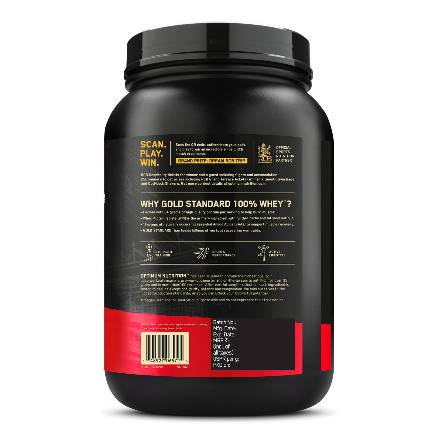 Gold Standard 100% Whey Protein Powder | Double Rich Chocolate | 2 lbs + Multivitamin for MEN- 60 Tablets