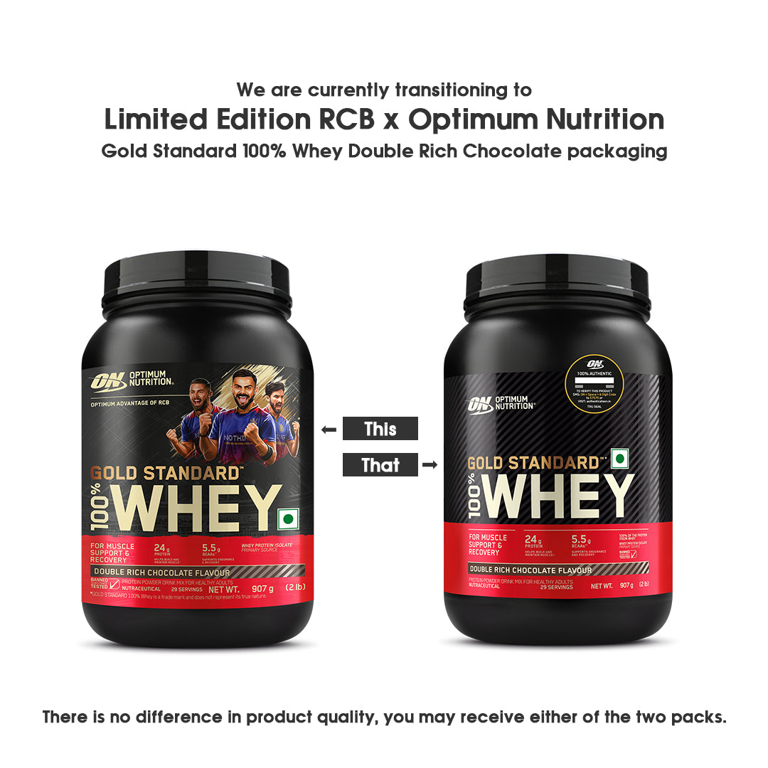 Gold Standard 100% Whey Protein | 907 g (2 lbs) | Double Rich Chocolate