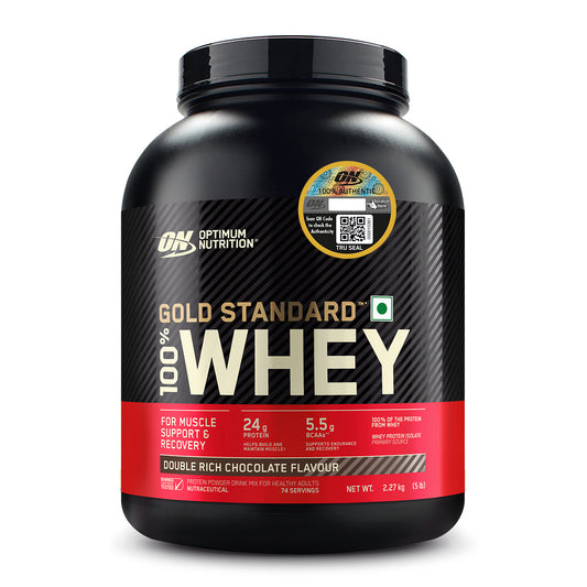 Gold Standard 100% Whey Protein Powder | Double Rich Chocolate | 5 lbs