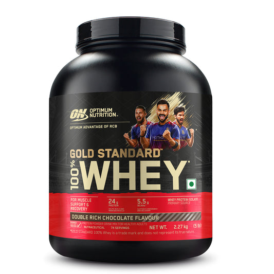 Gold Standard 100% Whey Protein Powder | Double Rich Chocolate | 5 lbs
