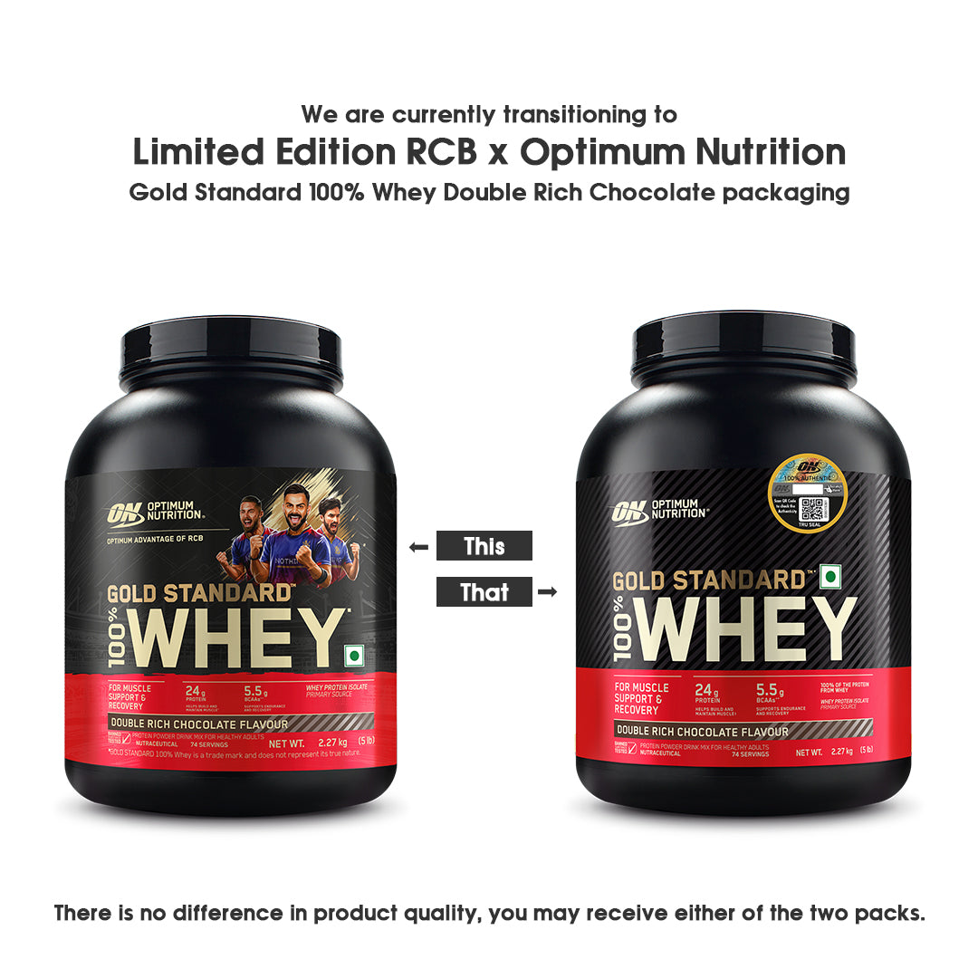 Gold Standard 100% Whey Protein Powder | Double Rich Chocolate | 5 lbs