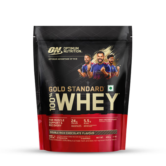 Gold Standard 100% Whey Protein Powder | Double Rich Chocolate | 1 lbs