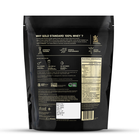Gold Standard 100% Whey Protein Powder | Double Rich Chocolate | 1 lbs