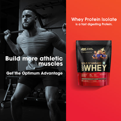Gold Standard 100% Whey Protein Powder | Double Rich Chocolate | 1 lbs