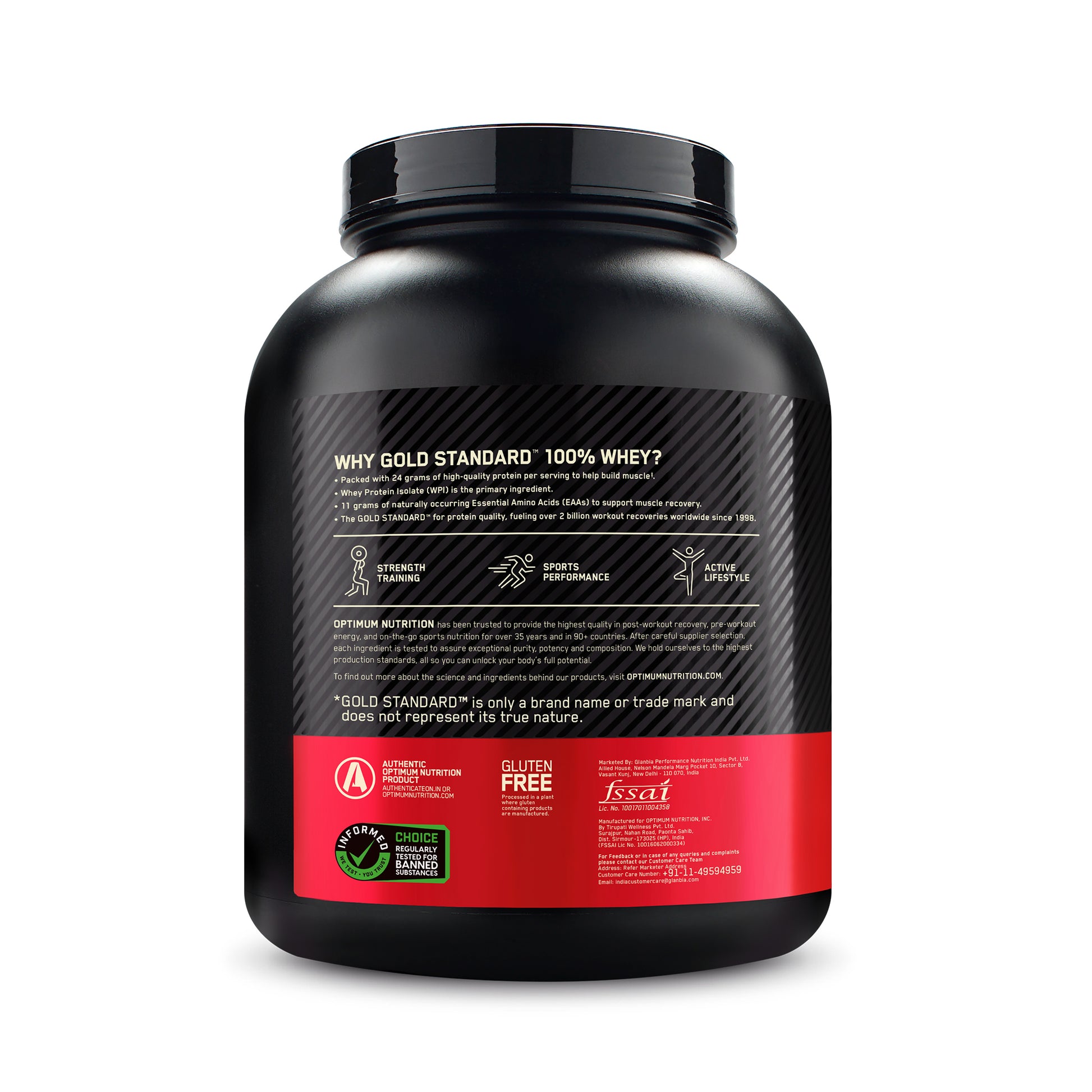 Gold Standard 100% Whey Protein Powder | Double Rich Chocolate | 1.7 kg