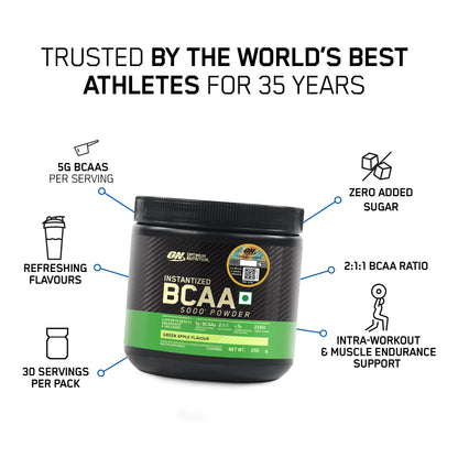 BCAA 5000 Powder | Green Apple | 250 g