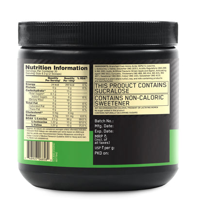 BCAA 5000 Powder | Green Apple | 250 g