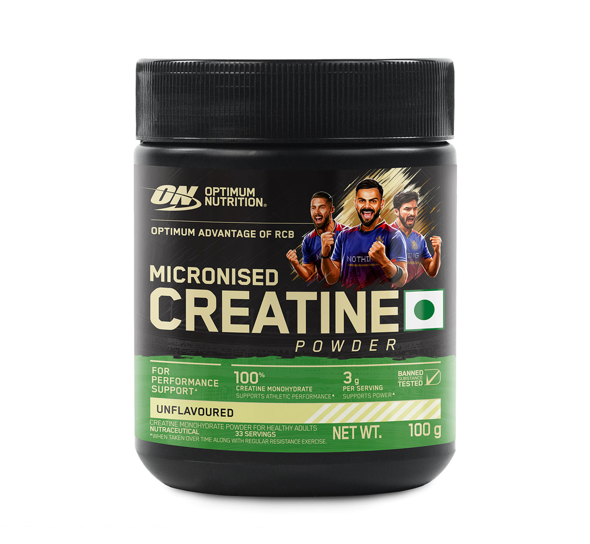 Shop Micronized Creatine Powder 100g Unflavoured - ON