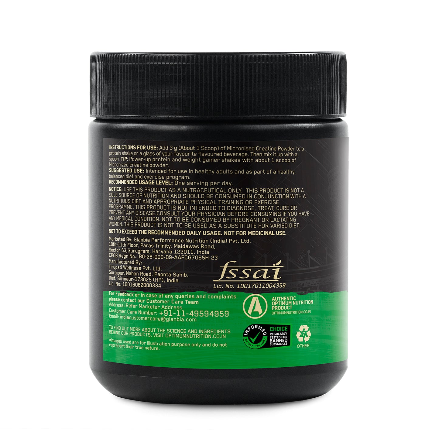 Gold Standard 100% Whey 2 Lbs Double Rich Chocolate + Creatine 100 g