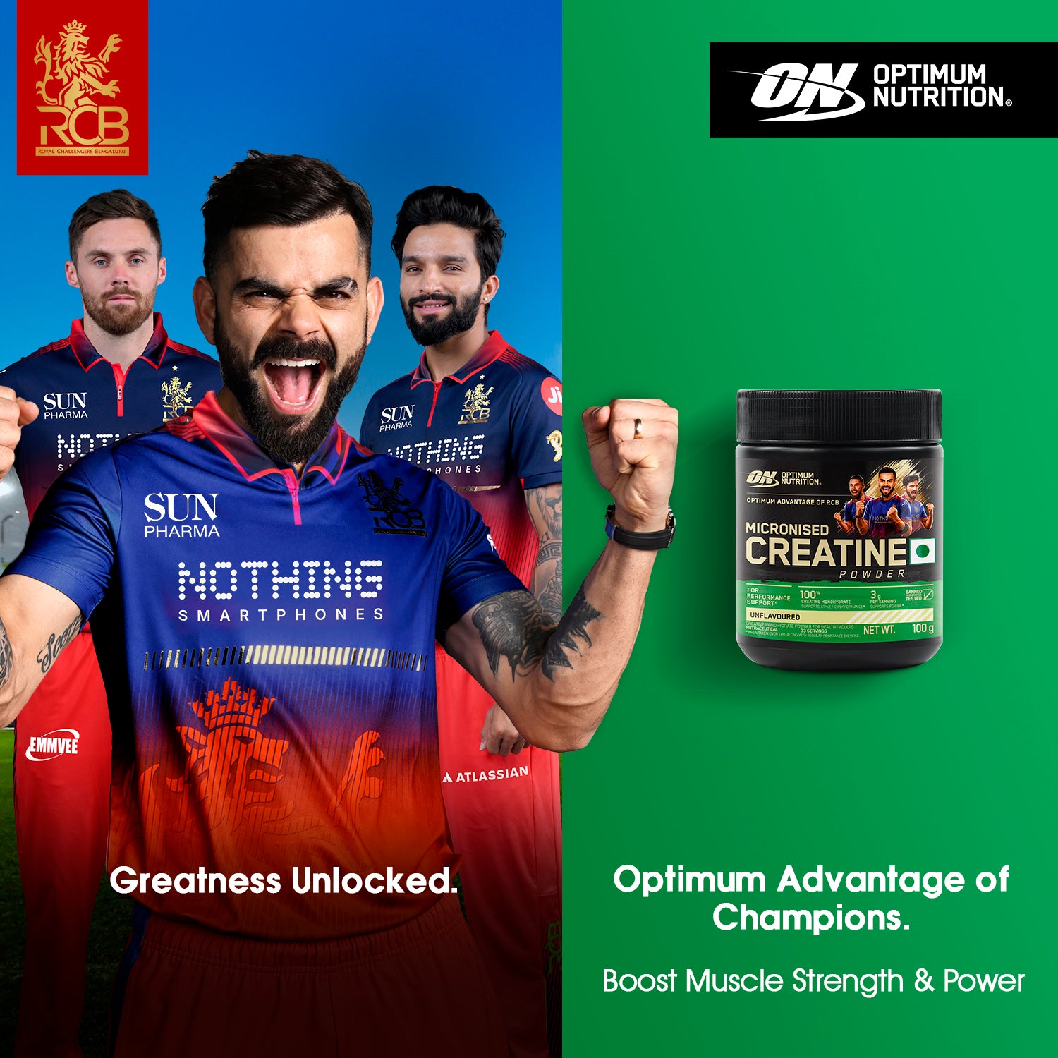 Gold Standard 100% Whey 2 Lbs Double Rich Chocolate + Creatine 100 g