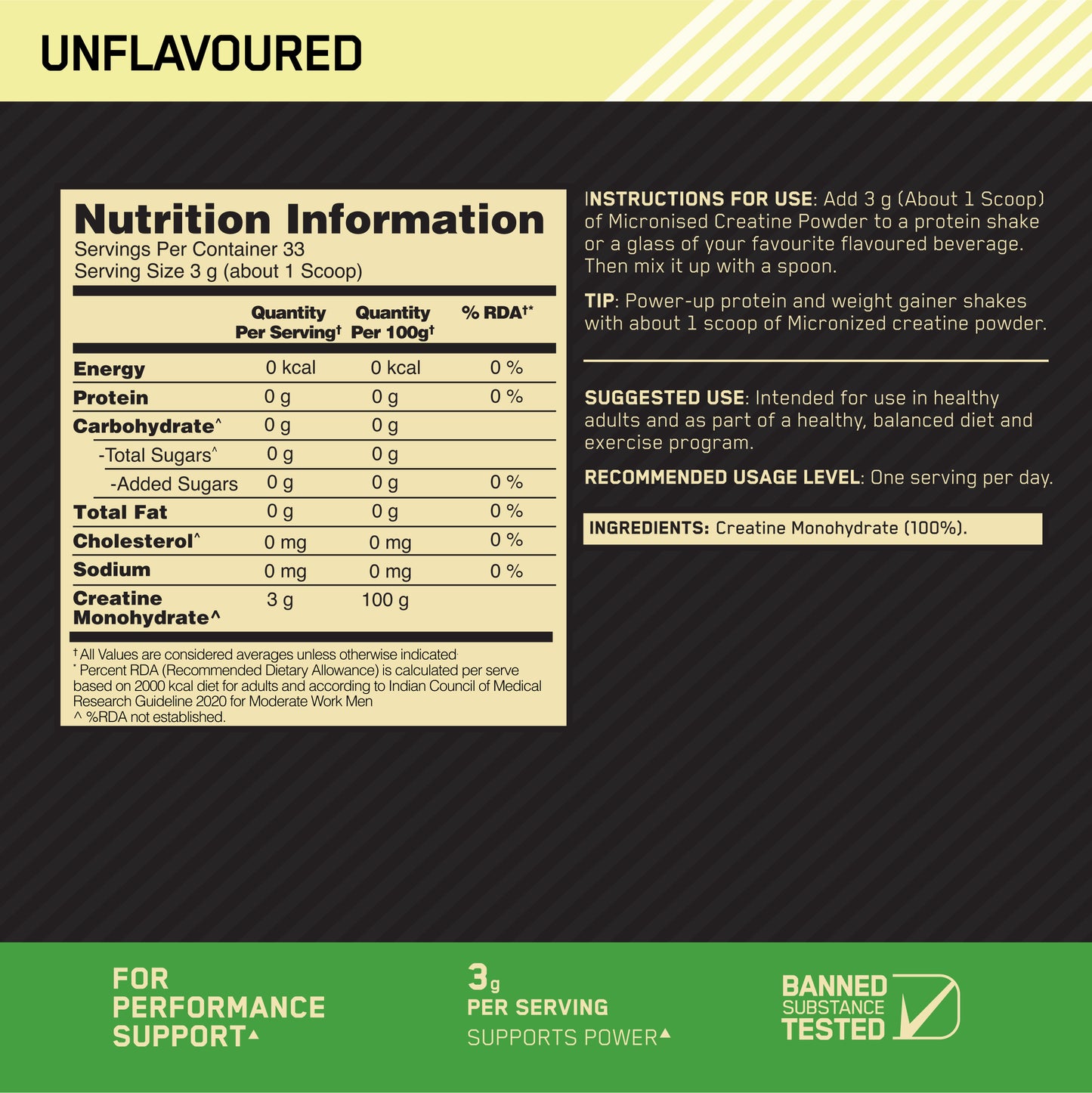 Gold Standard 100% Whey 2 Lbs Double Rich Chocolate + Creatine 100 g