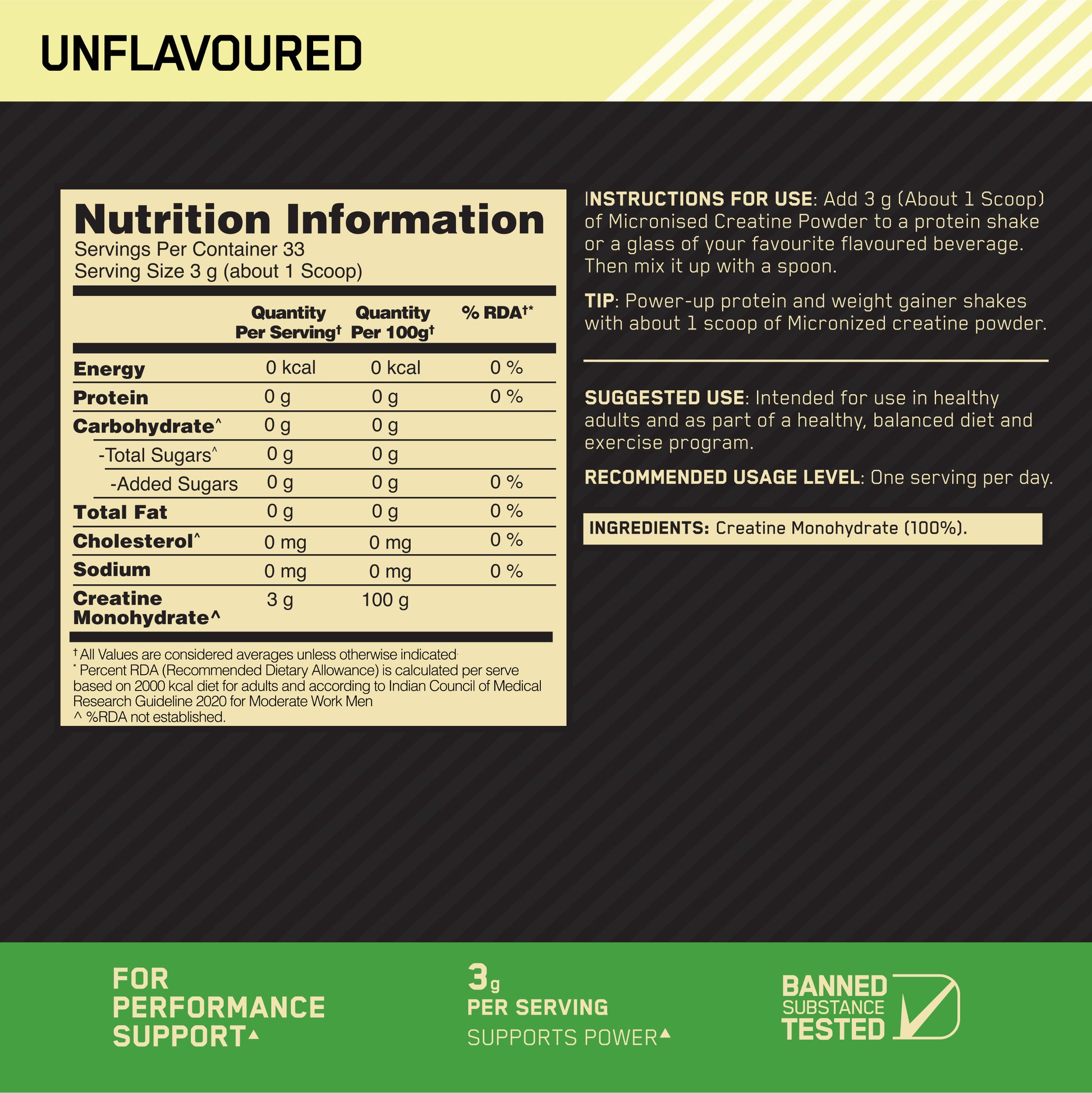 Gold Standard 100% Whey 2 Lbs Double Rich Chocolate + Creatine 100 g