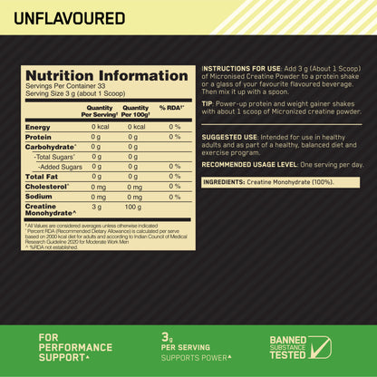 Gold Standard 100% Whey 2 Lbs Double Rich Chocolate + Creatine 100 g