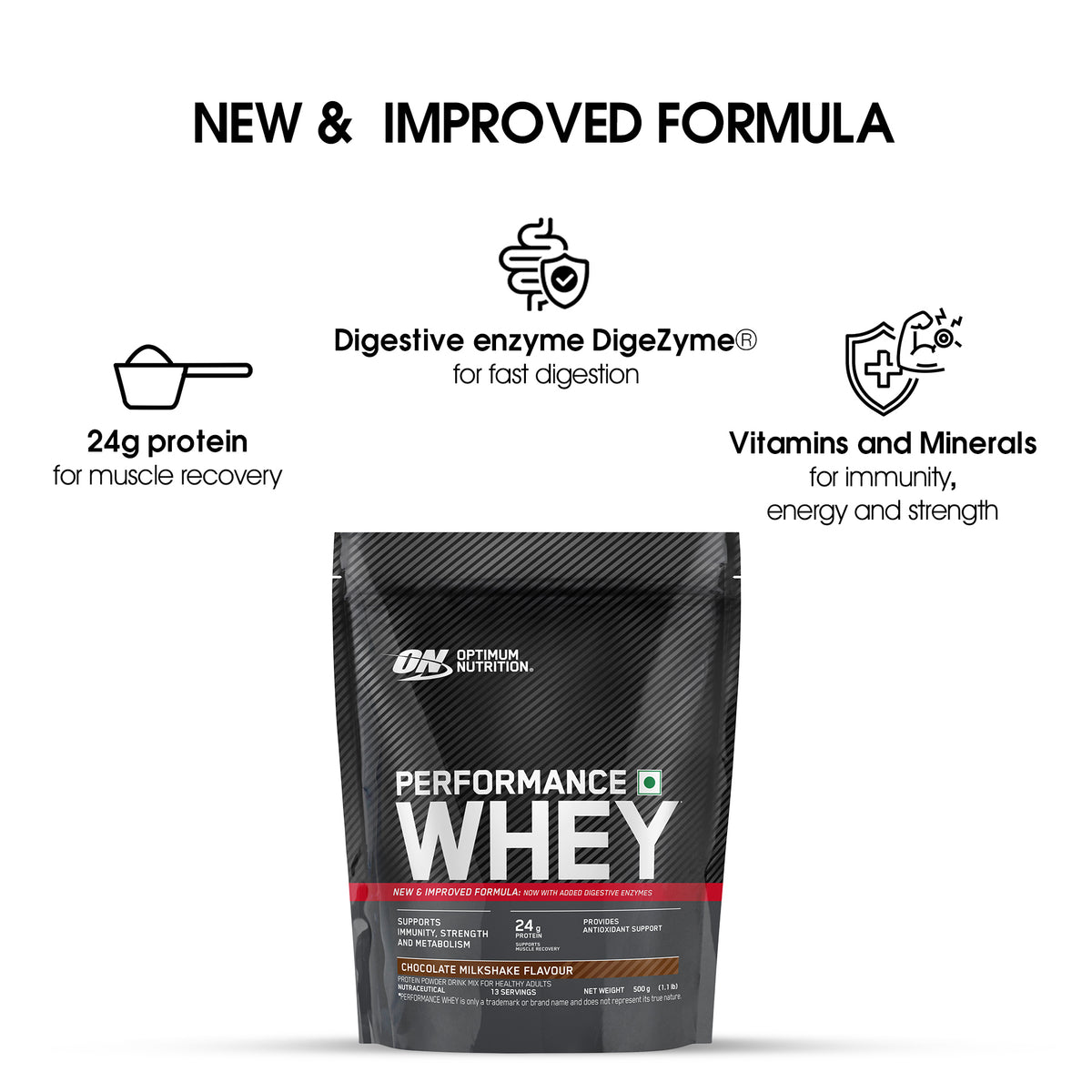 Performance Whey Protein 0.5kg: Premium Muscle Fuel - ON