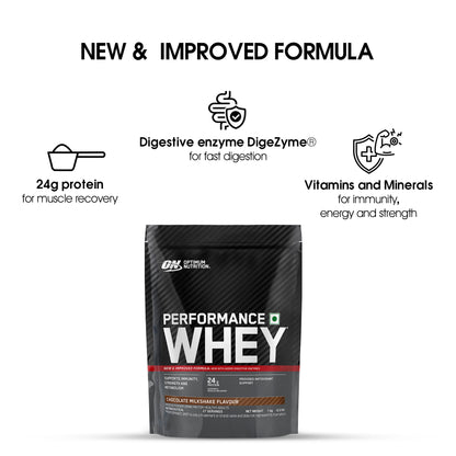 Performance Whey Protein Powder– 1Kg (Chocolate Milkshake) + Multivitamin for MEN- 60 Tablets