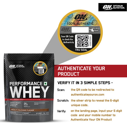 Performance Whey Protein Powder– 1Kg (Chocolate Milkshake) + Multivitamin for MEN- 60 Tablets