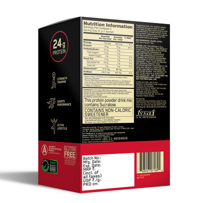 Optimum Nutrition Gold Standard 100% Whey - Alphonso Mango - Pack of 5 single serve sachets