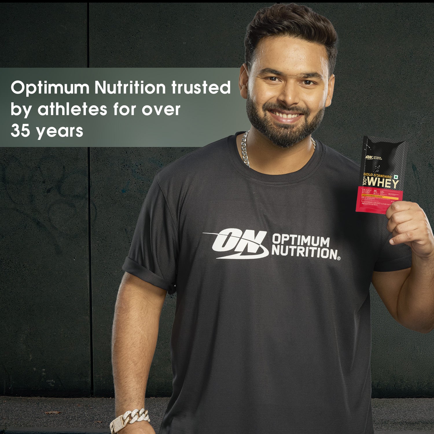 Optimum Nutrition Gold Standard 100% Whey - Alphonso Mango - Pack of 5 single serve sachets