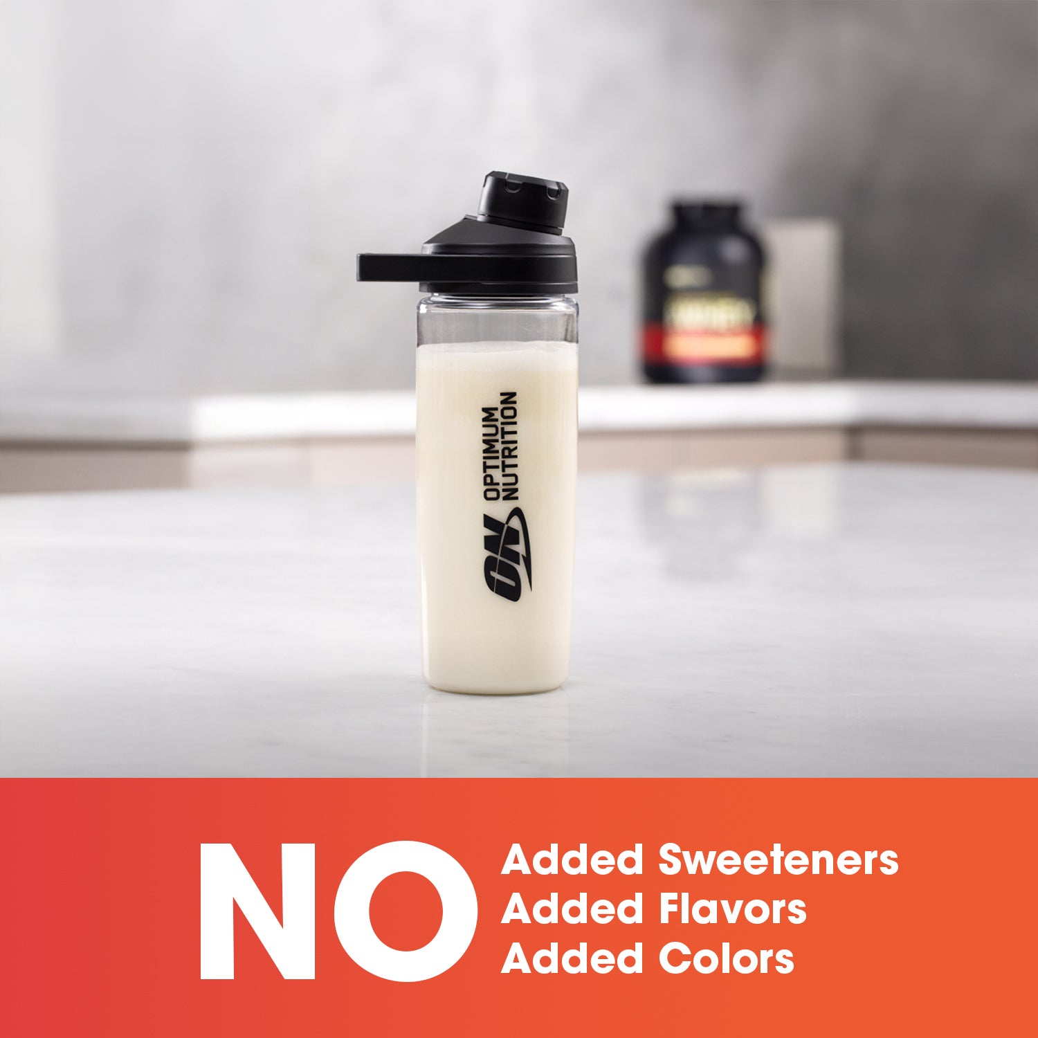 Unflavoured Optimum Nutrition (ON) Gold Standard 100% Whey Protein Powder - 2 lb, 907 g