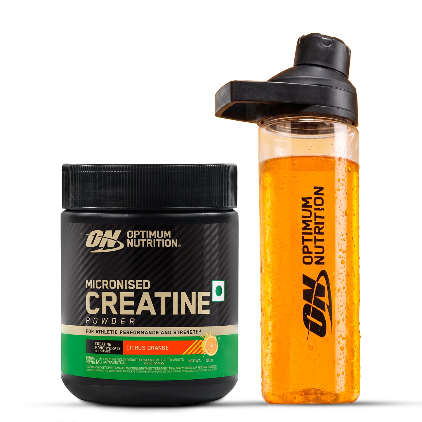 Optimum Nutrition (ON) Micronized Creatine Powder - 100g,  Citrus Orange