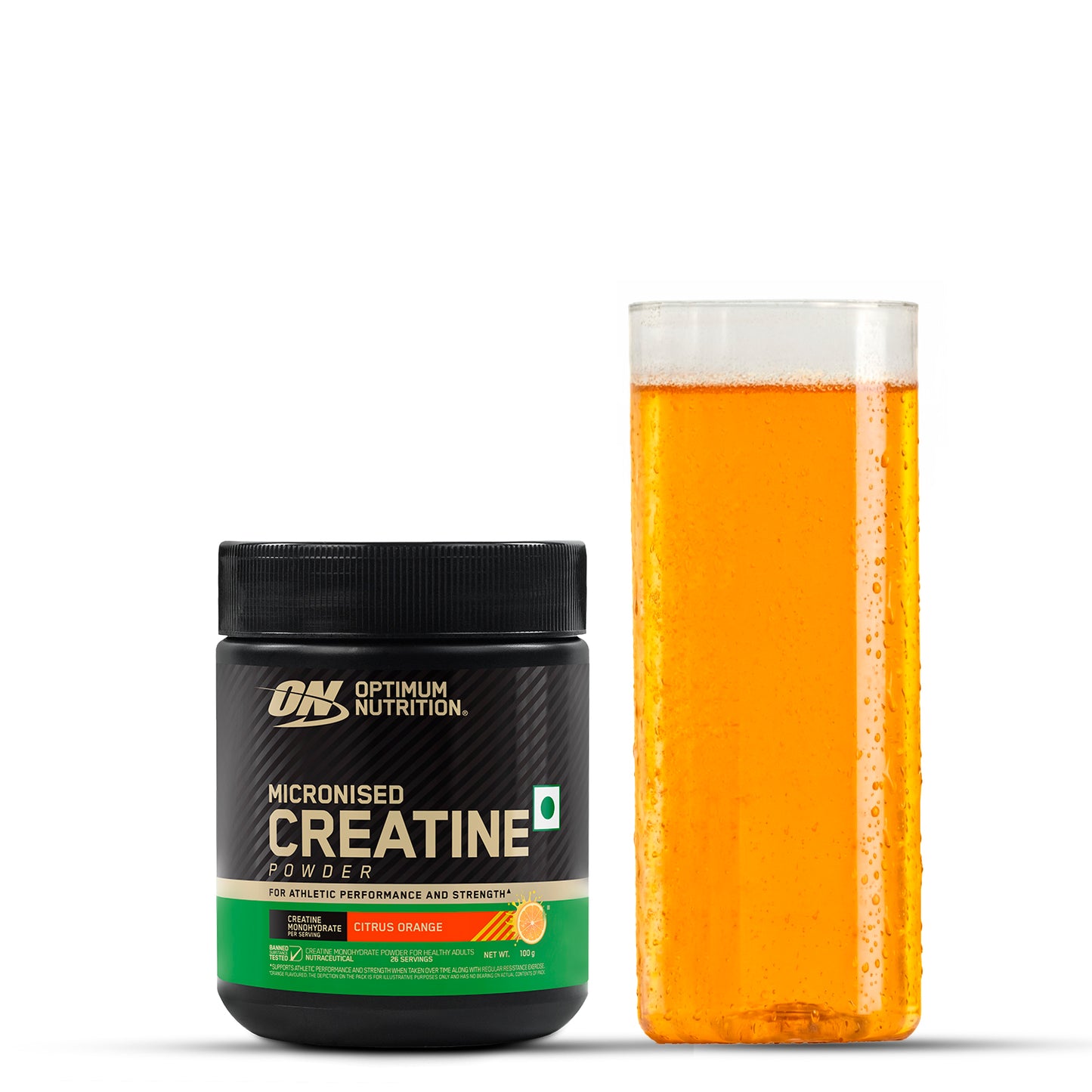 Gold Standard 100% Whey Protein | 907 g (2 lbs) | Double Rich Chocolate + Micronized Creatine Powder - 100g, Citrus Orange