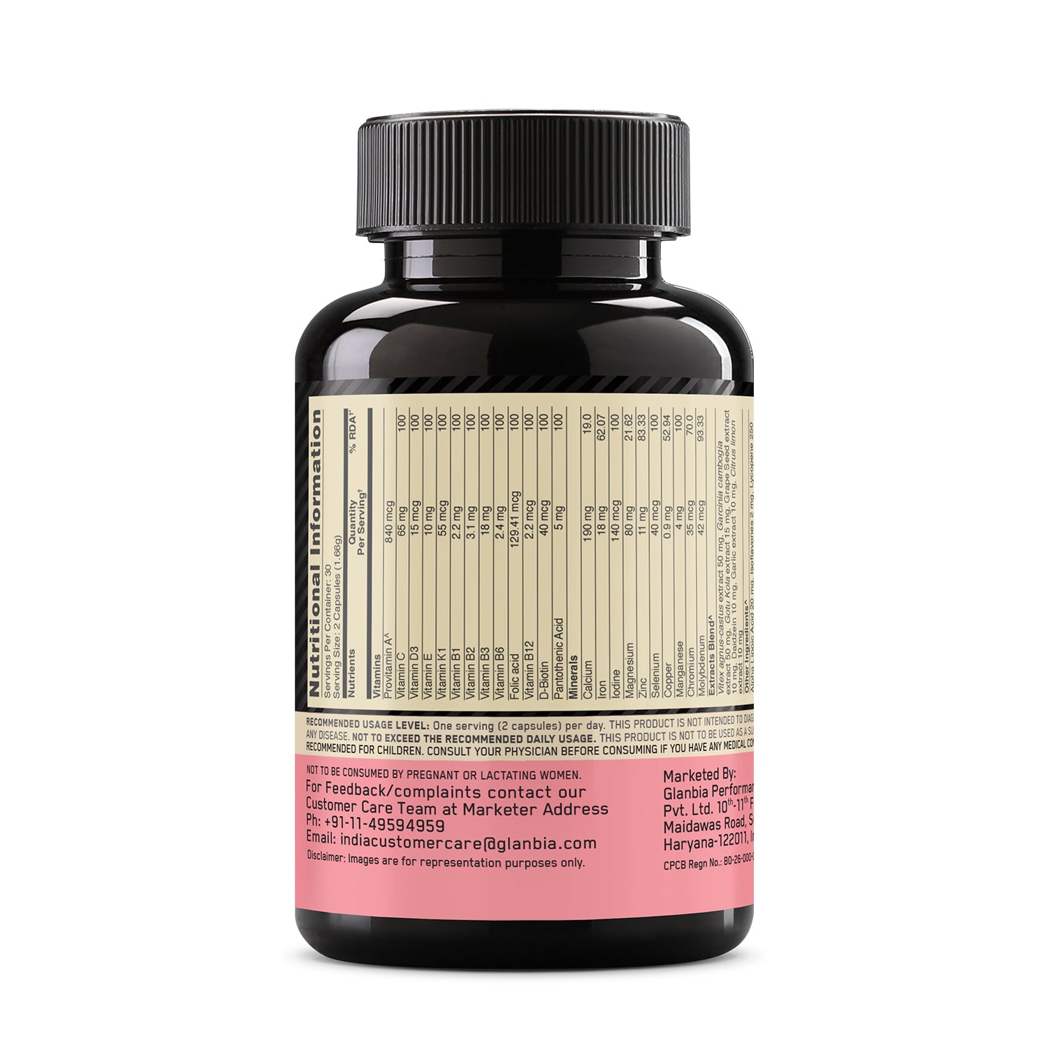 Optimum Nutrition (ON) Opti-Women - Multivitamin Plus For Women , 60 capsules