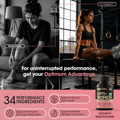 Optimum Nutrition (ON) Opti-Women - Multivitamin Plus For Women , 60 capsules