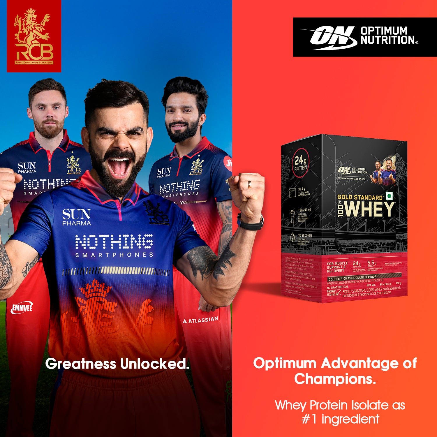 Gold Standard 100% Whey Protein Powder | Double Rich Chocolate | 152 g