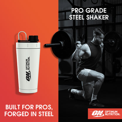 Optimum Nutrition Pro Grade Steel Shaker, 750ml