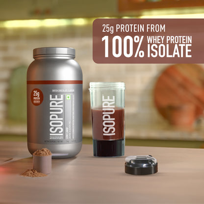 Isopure 2 kg Chocolate + Isopure 100% Creatine Monohydrate Micronized, 250g