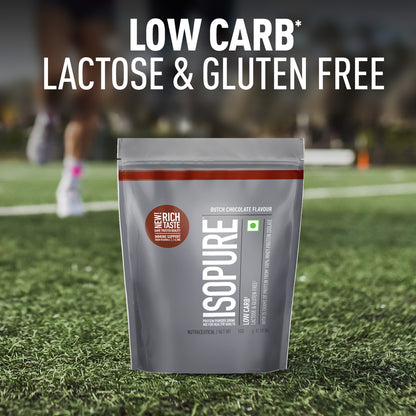 Isopure Dutch Chocolate - 500g / 1.1lb (Low Carb, Lactose-Free, Zero Added Sugar)