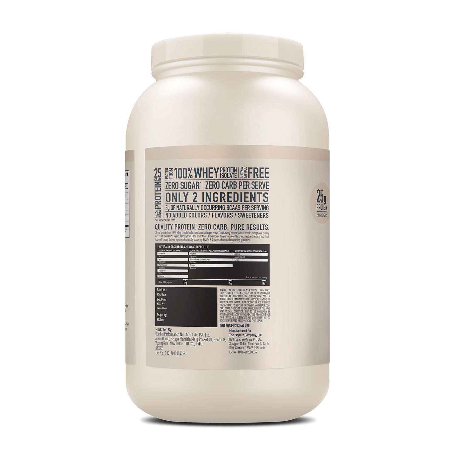 Isopure Unflavored + Isopure Collagen Peptides (12g/serve) with Biotin & Vitamin E- 250g (Unflavored) + FREE Isopure Shaker