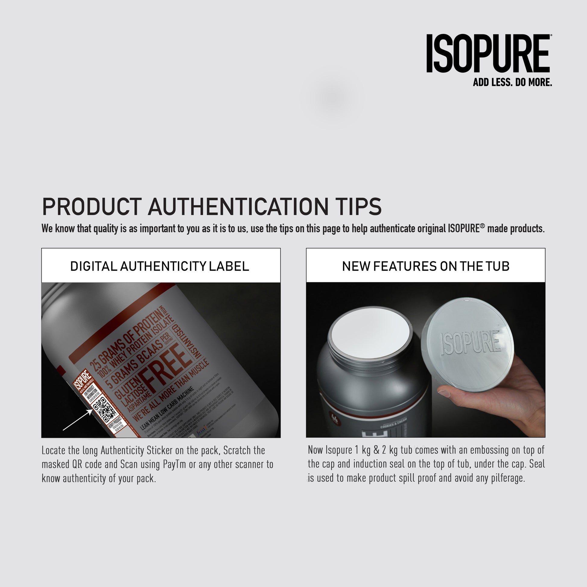 Isopure Unflavored + Isopure Collagen Peptides (12g/serve) with Biotin & Vitamin E- 250g (Unflavored) + FREE Isopure Shaker