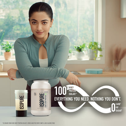 Isopure Unflavored + Isopure Collagen Peptides (12g/serve) with Biotin & Vitamin E- 250g (Unflavored) + FREE Isopure Shaker