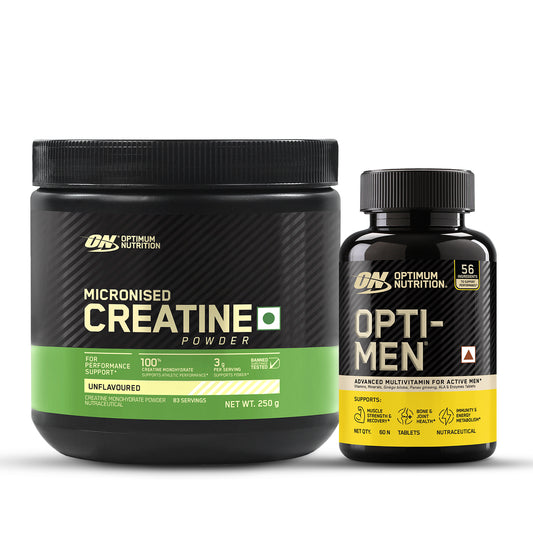 Opti-Men - Advanced Multivitamins For Men , 60 tablets + Micronised Creatine Powder - 250 g (Unflavoured)