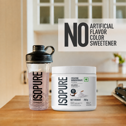 Isopure Unflavored 1 kg + Isopure Creatine Monohydrate Micronized, 250g- 83 servings