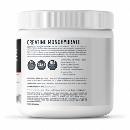 Isopure Unflavored 1 kg + Isopure Creatine Monohydrate Micronized, 250g- 83 servings