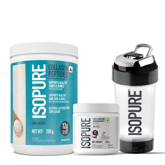 Isopure Collagen + Isopure Creatine + FREE Isopure Shaker