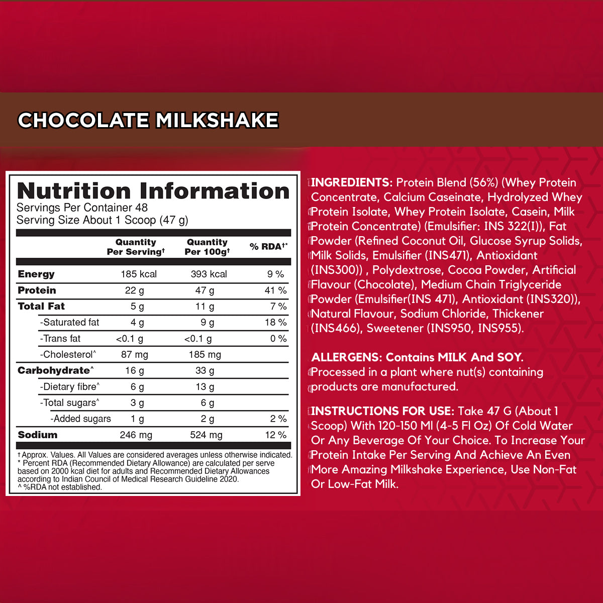BSN Syntha 6 Protein Powder - 5 lbs, 2.27 kg (Chocolate Milkshake), Ultra Premium Protein Matrix (Whey Protein, Micellar Casein), for Muscle Recovery.