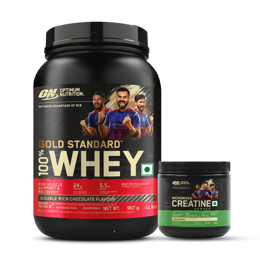 Gold Standard 100% Whey | 2 lbs | Double Rich Chocolate + Creatine 250 g
