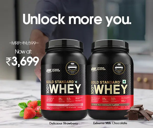 Gold Standard 100% Whey Protein Powder | Delicious Strawberry | 2 lbs
